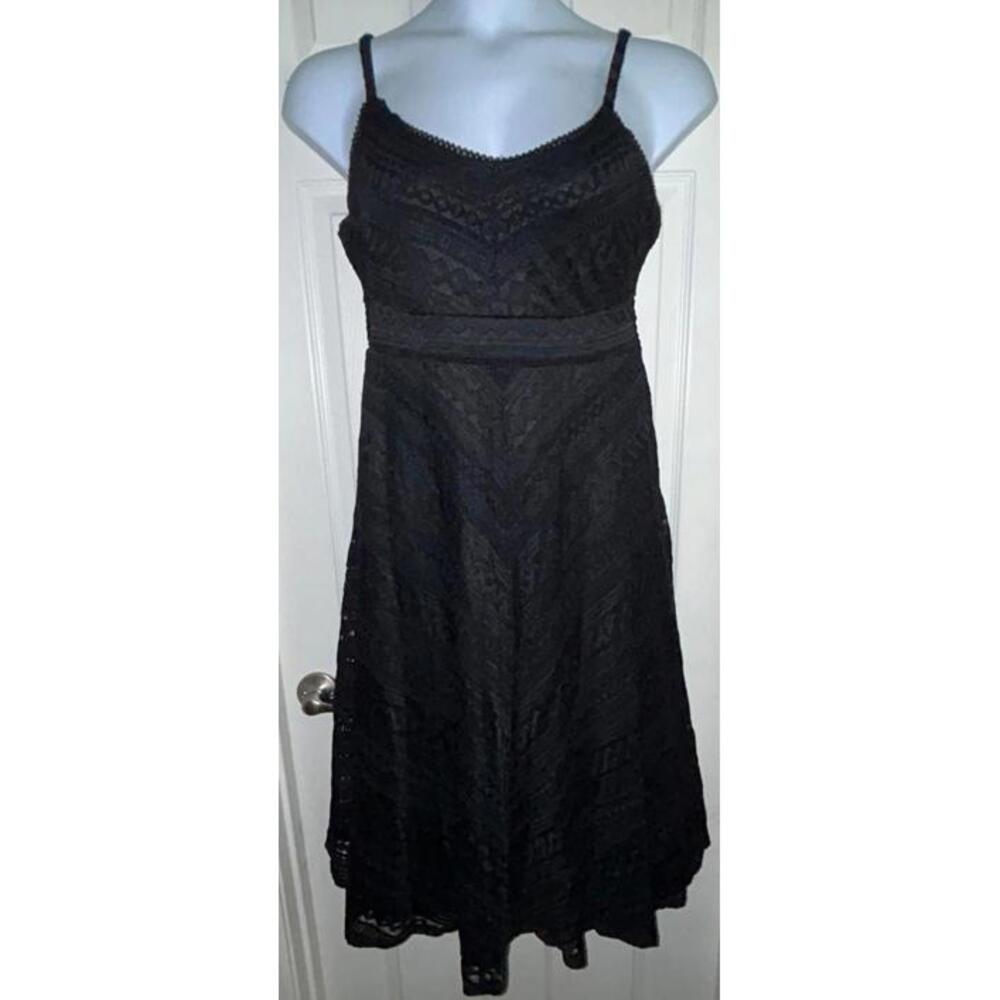 Torrid Dress Black Lace Overlay Sz 00